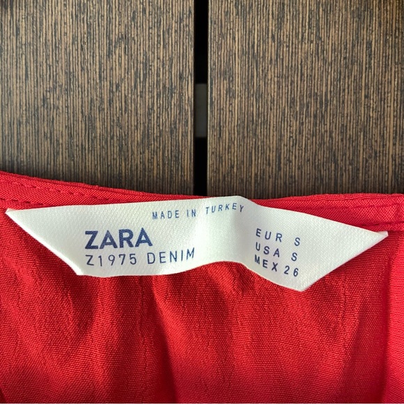 Zara Red Midi Dress - Picture 6 of 8